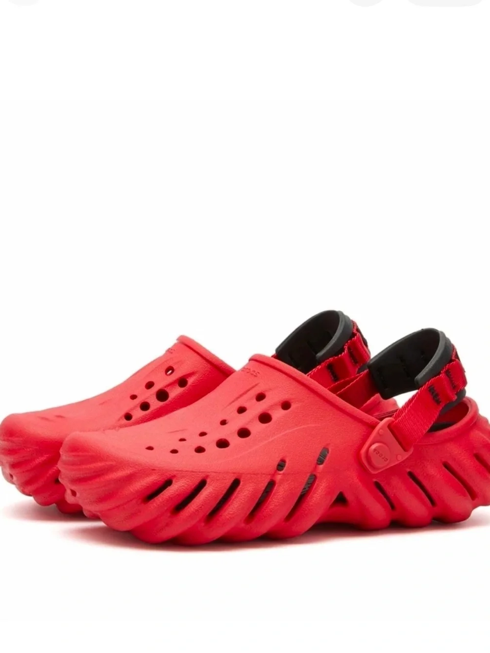 CROCS Kids' Echo Water Clog in varsity red